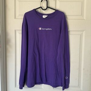 champion sweatshirt size large‎ purple men’s